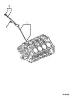 ENGINE - (LS1) (V8) Chevrolet Caprice OIL LEVEL TUBE - (LS1)