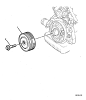 ENGINE - LN3 (V6) Chevrolet Caprice CRANKSHAFT BALANCER - (LN3)