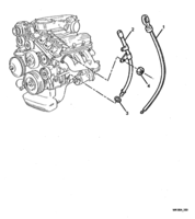 ENGINE - LN3 (V6) Chevrolet Caprice OIL LEVEL TUBE - (LN3)
