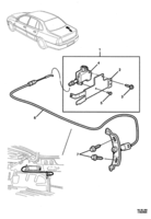 FUEL & EXHAUST Chevrolet Caprice (LHD) FUEL FILLER DOOR RELEASE