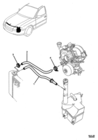 COOLING & OILING Chevrolet Caprice (LHD) RADIATOR OVERFLOW RESERVOIR HOSE - (LS1, LS2, L76)
