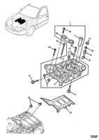 ENGINE - LE0 (V6) Chevrolet Caprice (LHD) CYLINDER HEAD - (LE0)