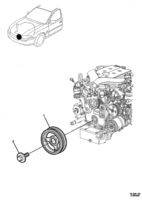 ENGINE - LE0 (V6) Chevrolet Caprice (LHD) CRANKSHAFT BALANCER - (LE0)