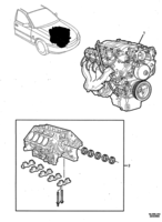 ENGINE - LS1,LS2 (V8) Chevrolet Caprice (LHD) ENGINE ASM - (LS1)