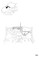 INSULATORS & GROMMET Chevrolet Caprice (LHD) DEADENER - DASH PANEL EXTENSION FRONT FLOOR
