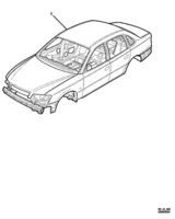 SHEET METAL Chevrolet Caprice (LHD) BODY SERVICE - EXC (CC5)