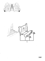 SUPPLEMENTAL RESTRAINT SYSTEM Chevrolet Caprice (LHD) INFLATOR SENSOR (SRS) - (AJ7)