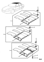 INTERIOR TRIM Chevrolet Caprice (LHD) HEADLINING - EXC (CC5)
