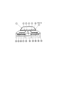 BODY MOLDINGS-SHEET METAL Buick Electra 1976-1976 CV,CX REAR MOLDINGS