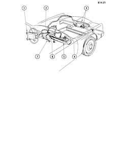 INTERIOR TRIM-SEAT BELTS Buick Lesabre 1976-1976 B,C,E AIR CUSHION RESTRAINT SYSTEM
