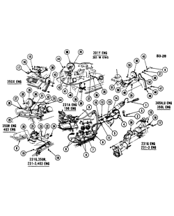 FUEL-EXHAUST-CARBURETION Buick Regal 1978-1981 A,B,C,E CRUISE CONTROL