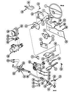 ПЕРЕДН. ПОДВЕКА, УПРАВЛ. Buick Century 1976-1976 A,B,C,E STEERING SYSTEM & RELATED PARTS