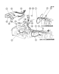 КРЕПЛЕНИЕ КУЗОВА-КОНДИЦИОНЕР-ПРИБОРНЫЙ ЩИТОК Buick Century 1976-1976 A AIR CONDITIONING ELECTRICAL SYSTEM