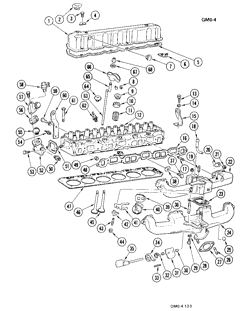 MOTOR 8 CILINDROS Chevrolet Chevette 1976-1979 250 L6 ENGINE - PART II (EXC INTEGRAL CYL HEAD & MANIFOLD)