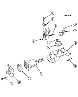 DOORS-REGULATORS-WINDSHIELD-WIPER-WASHER Chevrolet Malibu 1976-1981 WIPER WASHER PUMP/WINDSHIELD-COMPACT