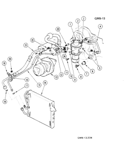 МОЛДИНГИ КУЗОВА-КОНДИЦИОНЕР-ПРИБОРНЫЙ ЩИТОК Pontiac Sunbird 1976-1976 H V6 AIR CONDITIONING REFRIGERATION SYSTEM