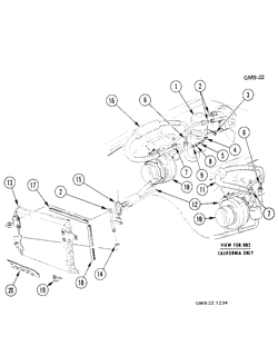 МОЛДИНГИ КУЗОВА-КОНДИЦИОНЕР-ПРИБОРНЫЙ ЩИТОК Pontiac Sunbird 1977-1978 H V6 AIR CONDITIONING REFRIGERATION SYSTEM