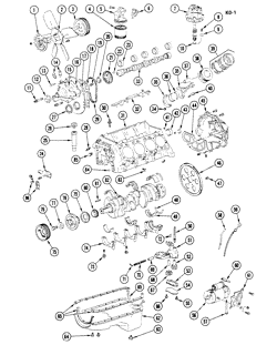 MOTOR 6 CILINDROS Cadillac Commercial Chassis 1976-1980 350B V8 ENGINE (E.F.I.) - PART I
