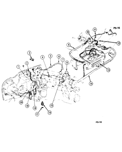 МОЛДИНГИ КУЗОВА-КОНДИЦИОНЕР-ПРИБОРНЫЙ ЩИТОК Pontiac Sunbird 1977-1981 AIR CONDITIONING ELECTRICAL & CONTROLS