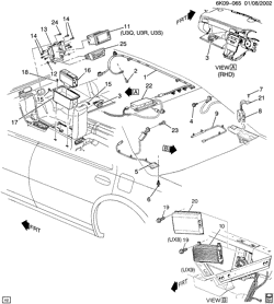 BODY MOUNTING-AIR CONDITIONING-AUDIO/ENTERTAINMENT Cadillac Hearse/Limousine 2002-2004 KS,KY NAVIGATION SYSTEM (U3Q,U3R,U3S)
