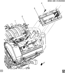 LÂMPADAS-ELÉTRICAS-IGNIÇÃO-GERADOR-MOTOR DE ARRANQUE Cadillac CTS 2003-2004 D SPARK PLUG WIRING (LY9/2.6M,LA3/3.2N)