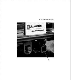 ACCESSORIOS Chevrolet Venture APV 2002-2005 UM,UN PAQUETE DE ENGANCHE/PLATAFORMA DE DISTRIBUCIÓN DE PESO