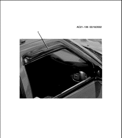 ACCESSORIES Chevrolet Impala 2002-2005 W27 DEFLECTOR PKG/SIDE WINDOW AIR