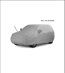 ДОПОЛНИТЕЛЬНОЕ ОБОРУДОВАНИЕ Buick Rendezvous 2002-2003 B COVER PKG/VEHICLE