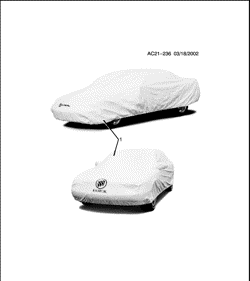 ACCESSORIES Buick Regal 2002-2003 W COVER PKG/VEHICLE