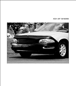 ДОПОЛНИТЕЛЬНОЕ ОБОРУДОВАНИЕ Buick Park Avenue 2002-2005 C COVER PKG/FRONT END