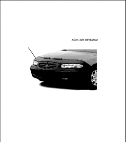 ACCESSORIOS Buick Regal 2002-2004 WB,WF COVER PKG/FRONT END & HOOD