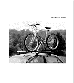 ACESSÓRIOS Buick Park Avenue 2000-2004 C CARRIER PKG/BICYCLE (WHEEL MOUNT)