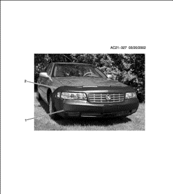 ACESSÓRIOS Cadillac Hearse/Limousine 2002-2004 KS,KY COVER PKG/FRONT END & HOOD
