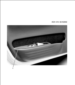 ACCESSORIES Pontiac Montana APV 2002-2004 U CONTAINER PKG/LITTER