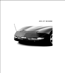 ACCESSORIES Chevrolet Corvette 1997-2004 Y COVER PKG/FRONT END & HOOD