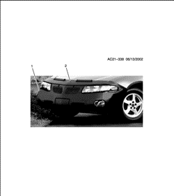 ДОПОЛНИТЕЛЬНОЕ ОБОРУДОВАНИЕ Pontiac Bonneville 2002-2005 H COVER PKG/FRONT END & HOOD