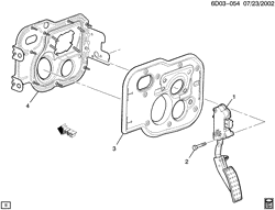 FUEL SYSTEM-EXHAUST-EMISSION SYSTEM Cadillac CTS Sedan 2009-2009 DR69 ACCELERATOR CONTROL
