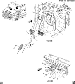 SISTEMA DE COMBUSTÍVEL-ESCAPE-SISTEMA DE EMISSÕES Hummer H2 SUV - 06 Bodystyle 2003-2007 N2 ACCELERATOR CONTROL (LQ4/6.0U)