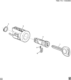 STARTER-GENERATOR-IGNITION-ELECTRICAL-LAMPS Hummer H3 (Right Hand Drive) 2006-2010 N1 KEY & LOCK CYLINDERS/IGNITION