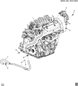 FUEL SYSTEM-EXHAUST-EMISSION SYSTEM Cadillac Deville 2005-2005 K A.I.R. PUMP & RELATED PARTS PART 1