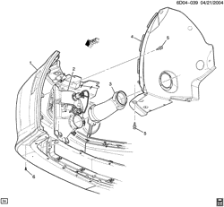 TRANSMISSÃO MANUAL 5 MARCHAS Cadillac CTS 2004-2007 DN69 BRAKE SYSTEM/COOLING DUCT