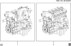8-CYLINDER ENGINE Hummer H3T - 43 Bodystyle 2007-2010 N1 ENGINE ASM & PARTIAL ENGINE (LLR/3.7E)
