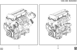 MOTOR 4 CILINDROS Chevrolet Cobalt 2005-2007 AP ENGINE ASM & PARTIAL ENGINE (LSJ/2.0P)