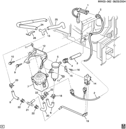 FUEL SYSTEM-EXHAUST-EMISSION SYSTEM Chevrolet Lumina 1996-1996 W A.I.R. PUMP & RELATED PARTS (LQ1/3.4X)