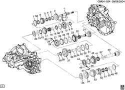 AUTOMATIC TRANSMISSION Pontiac Grand Am 2002-2004 N 5-SPEED MANUAL TRANSAXLE PART 2/INTERNAL PARTS(M86)
