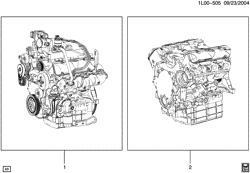 4-ЦИЛИНДРОВЫЙ ДВИГАТЕЛЬ Chevrolet Equinox 2005-2009 L ENGINE ASM & PARTIAL ENGINE (LNJ/3.4F)