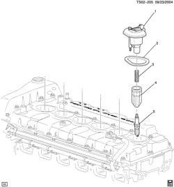 STARTER-GENERATOR-IGNITION-ELECTRICAL-LAMPS Lt Truck GMC ENVOY SLT 4WD 2002-2005 ST COIL & MODULE/IGNITION (LL8/4.2S)