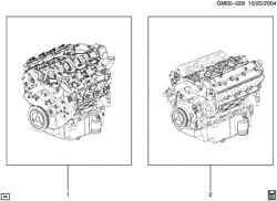 6-ЦИЛИНДРОВЫЙ ДВИГАТЕЛЬ Chevrolet Impala 2006-2009 W ENGINE ASM & PARTIAL ENGINE (LS4/5.3C)