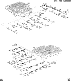 5-СКОРОСТНАЯ МЕХАНИЧЕСКАЯ КОРОБКА ПЕРЕДАЧ Chevrolet Caprice 1982-1987 B AUTOMATIC TRANSMISSION (MD8) THM700-R4 A.T. CONTROL VALVE