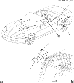SUP. DE CARR. - AIR CLIM.- AUDIO/DIVERTISSEMENT Chevrolet Corvette 2006-2013 Y67 SYSTÈME DINFORMATION DU VÉHICULE (U3Z)